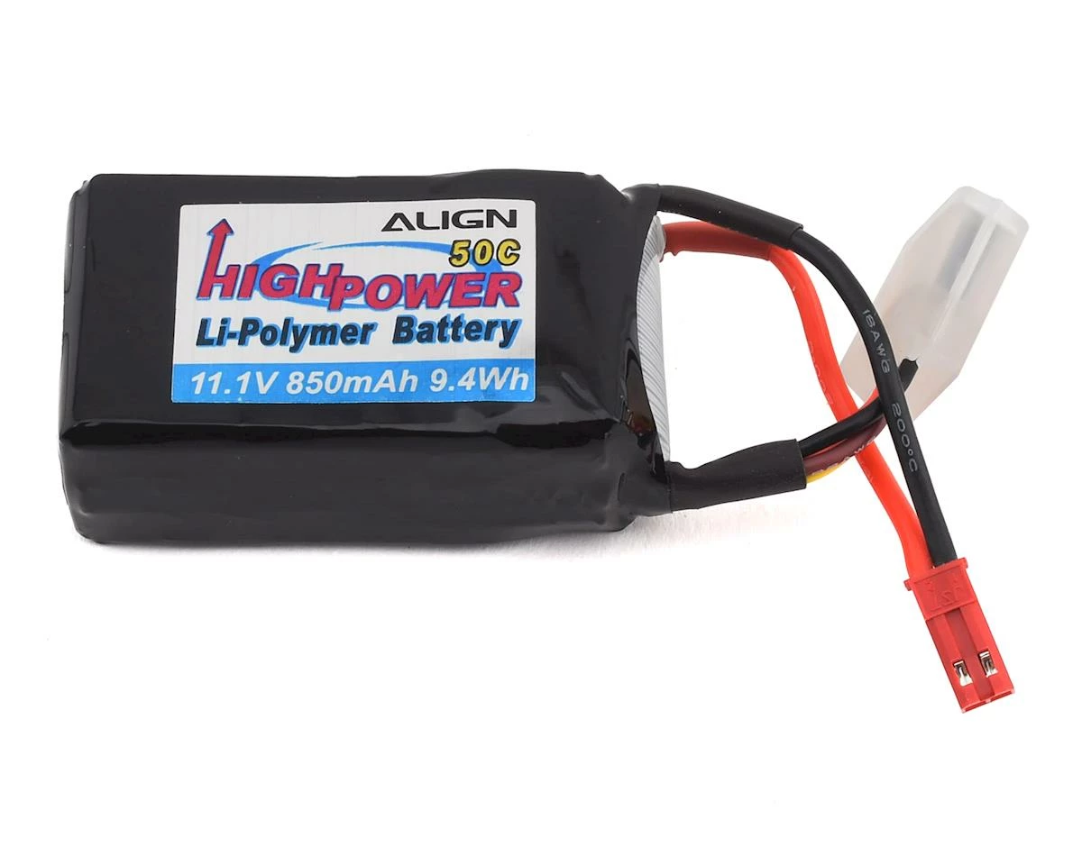 ALIGN 3s LiPo Battery 30C (11.1V/850mAh) W/JST Connector
