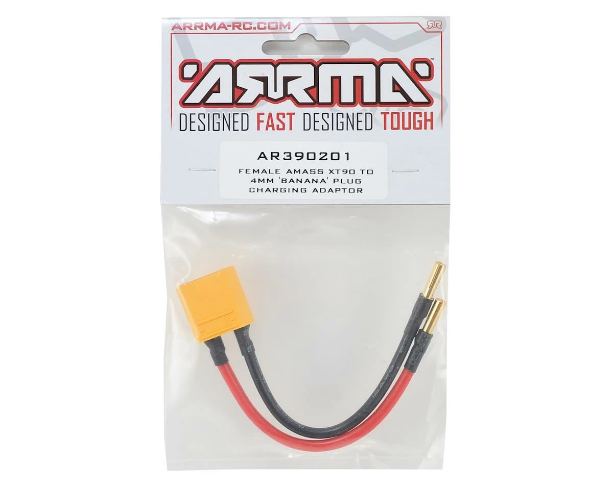 Arrma XT90 Male To 4mm 'Banana' Plug Charging Adaptor - Image 2