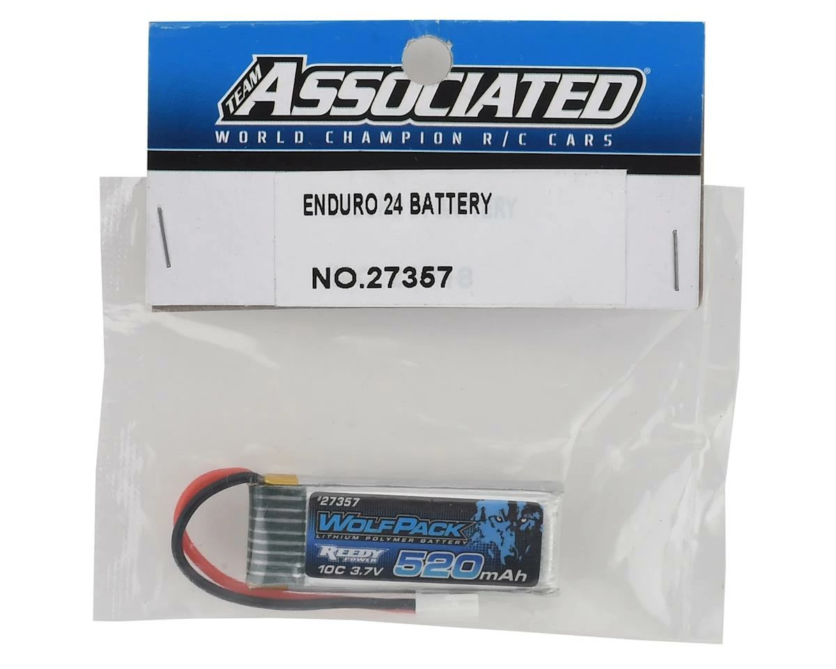 Reedy WolfPack 1S LiPo 10C Battery Pack W/Micro Connector (3.7V/520mAh) - Image 2