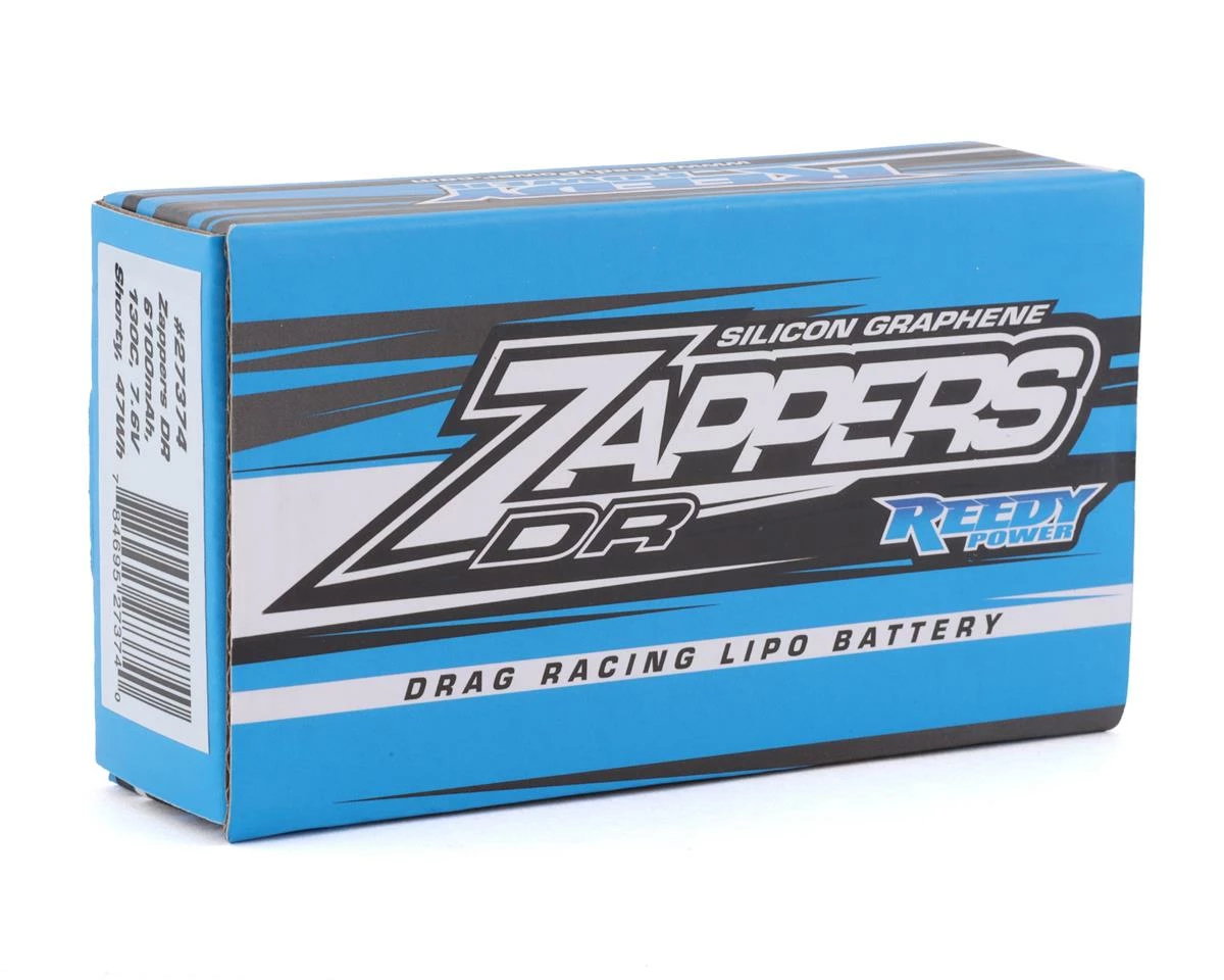 Reedy Zappers DR Shorty 2S LiPo 130C Drag Race Battery (7.6V/6100mAh) - Image 3