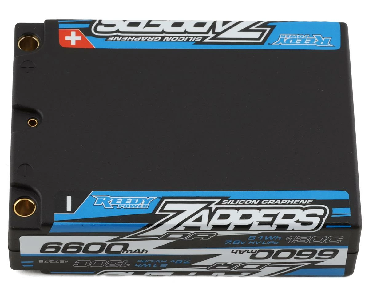 Reedy Zappers DR 130C SQ HV-LiPo Drag Race Battery (7.6V/6600mAh) W/5mm Connector