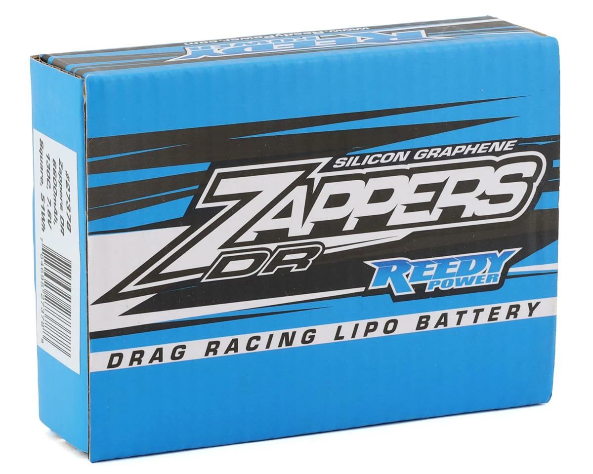 Reedy Zappers DR 130C SQ HV-LiPo Drag Race Battery (7.6V/6600mAh) W/5mm Connector - Image 3
