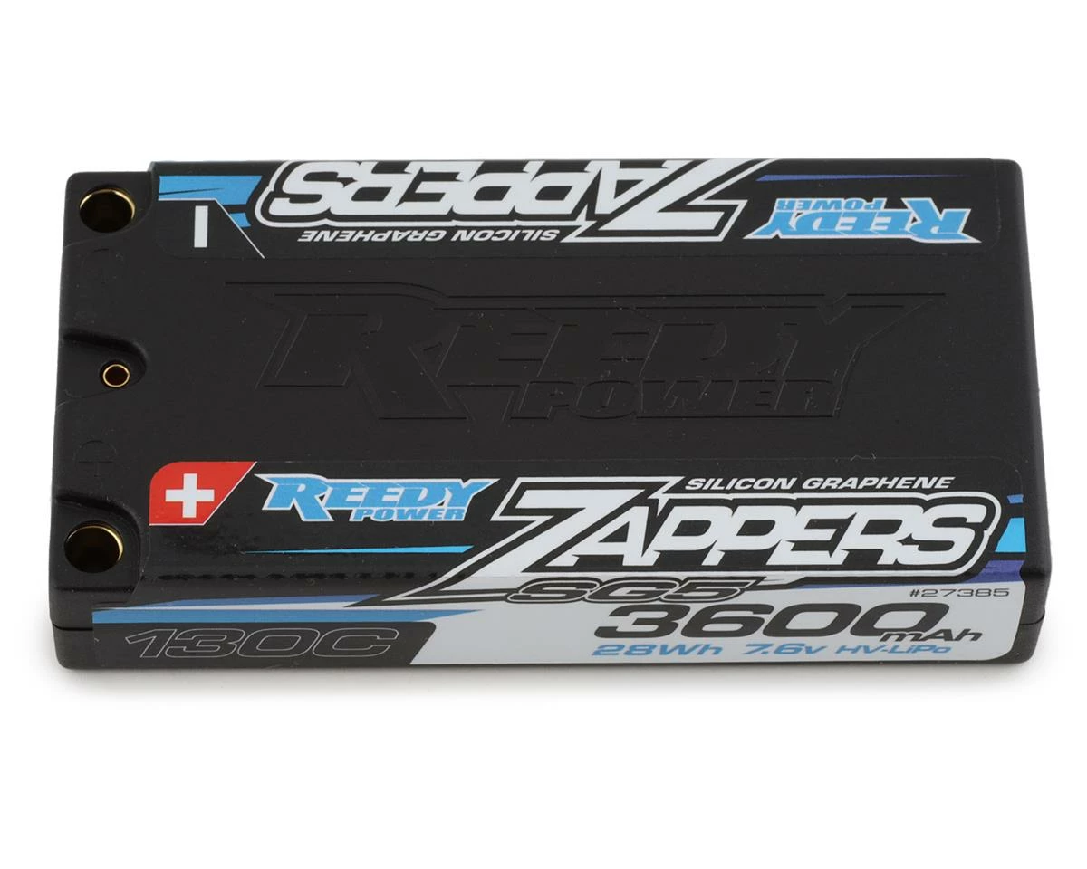 Reedy Zappers HV SG5 2S Low Profile Shorty 130C LiPo Battery (7.6V/3600mAh) W/5mm Bullets