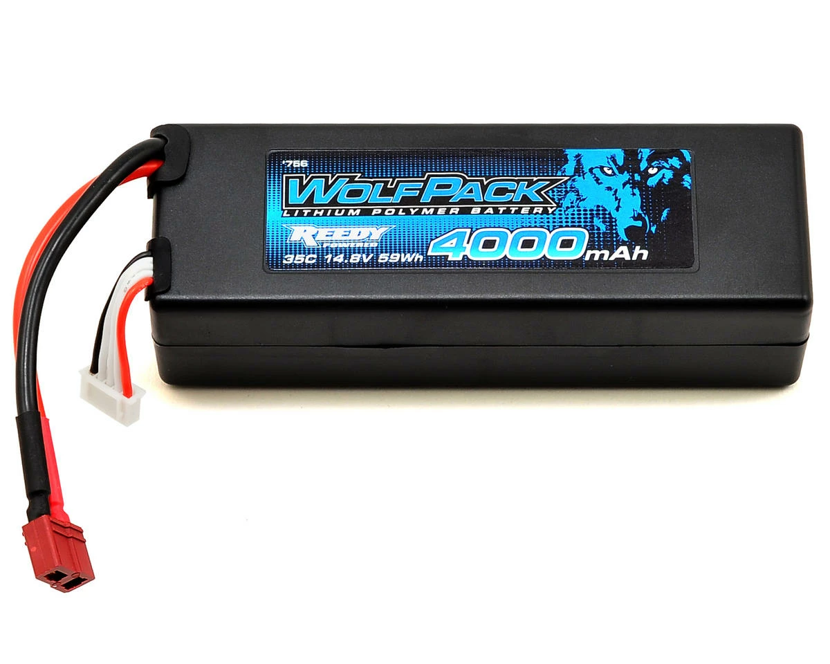 Reedy WolfPack Gen2 4S Hard Case LiPo Battery Pack 35C (14.8V/4000mAh) W/T-Style Connector