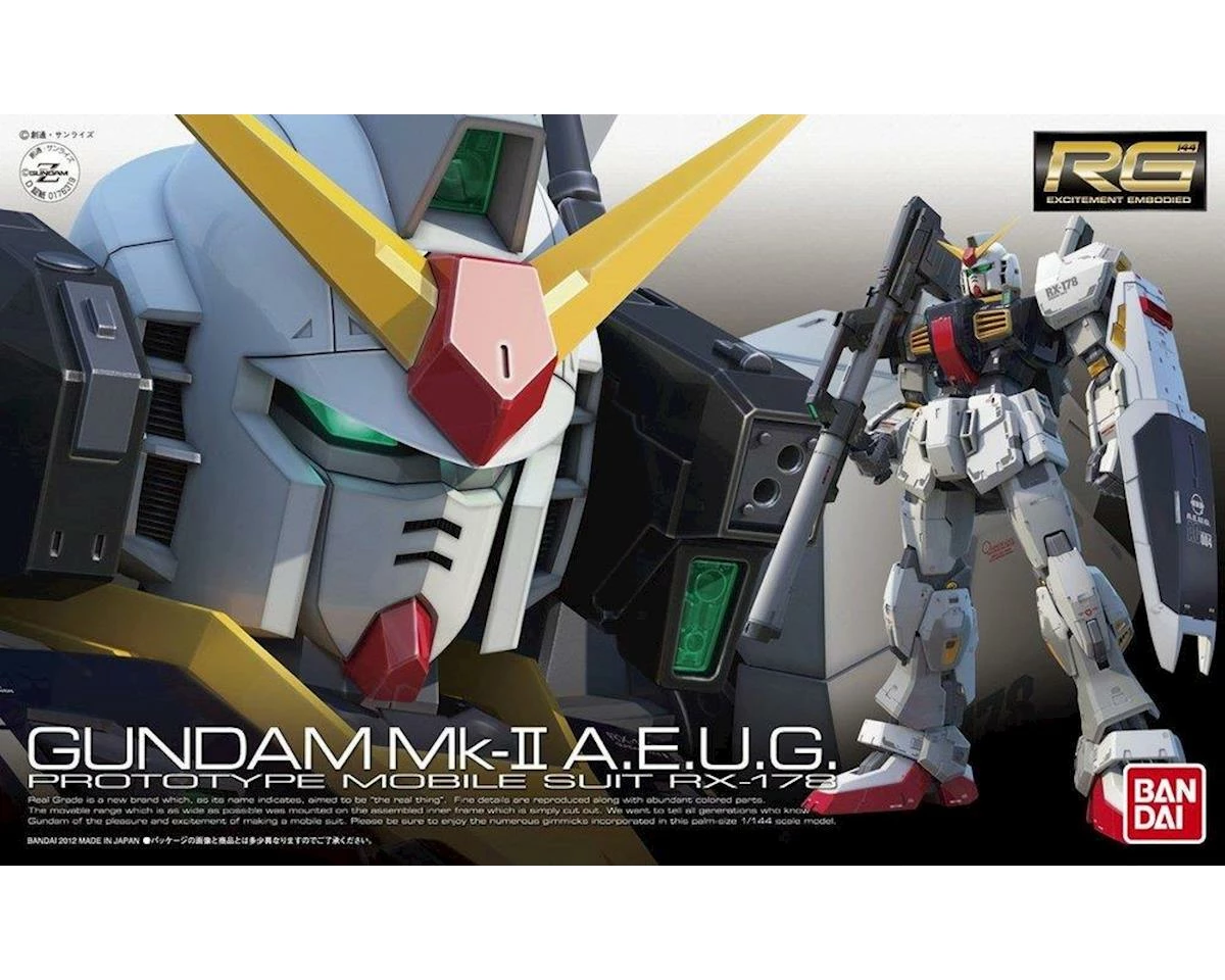 Bandai #8 Gundam MK-II AEUG RX-178 1/144 Real Grade Action Figure Model Kit - Image 3