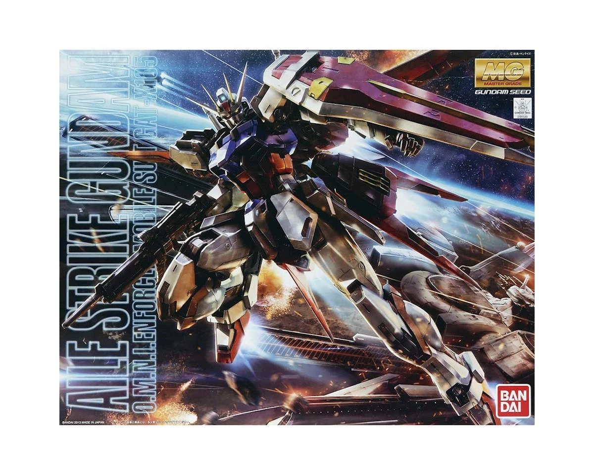Bandai Gundam GAT-X105 Aile Strike 1/100 Master Grade Action Figure Model Kit - Image 2