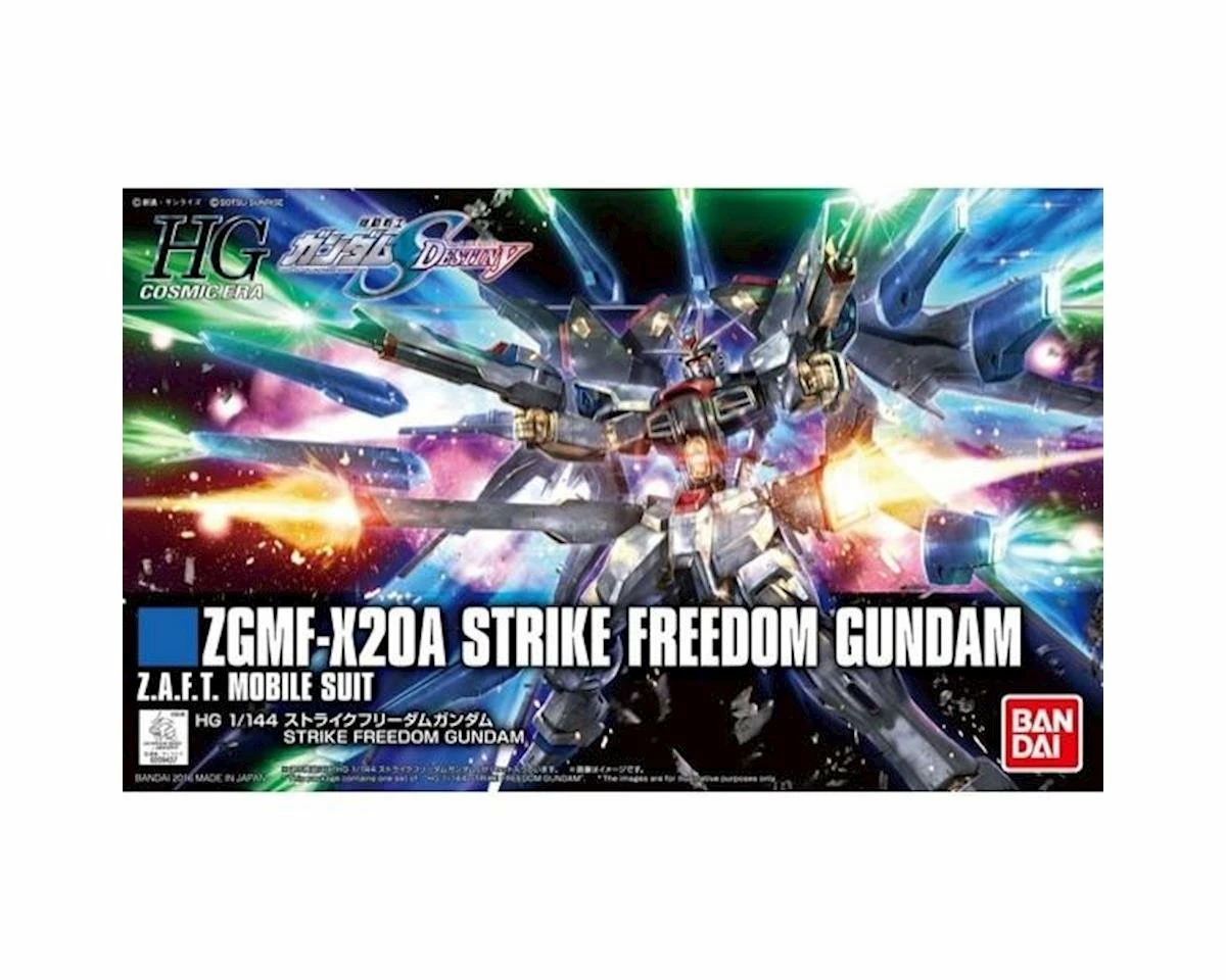 Bandai Spirits Ke Freedom 1/144 High Grade Cosmic Era Action Figure Model Kit