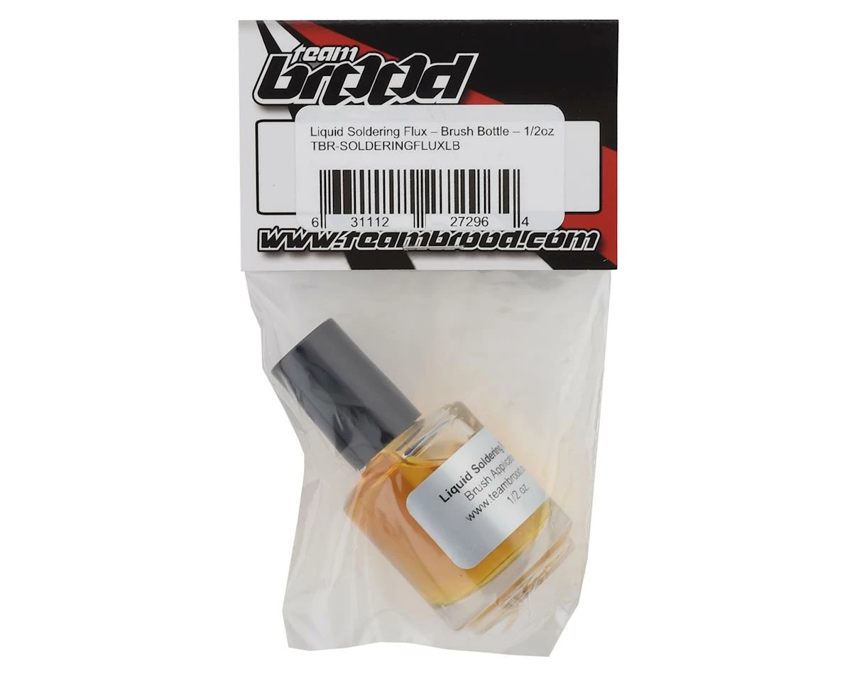 Team Brood Liquid Soldering Flux Brush Bottle (1/2oz) - Image 2
