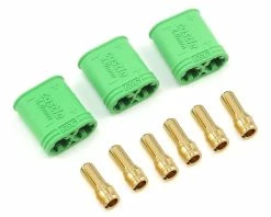 Castle Creations 4mm Polarized Bullet Connector Set (Male)