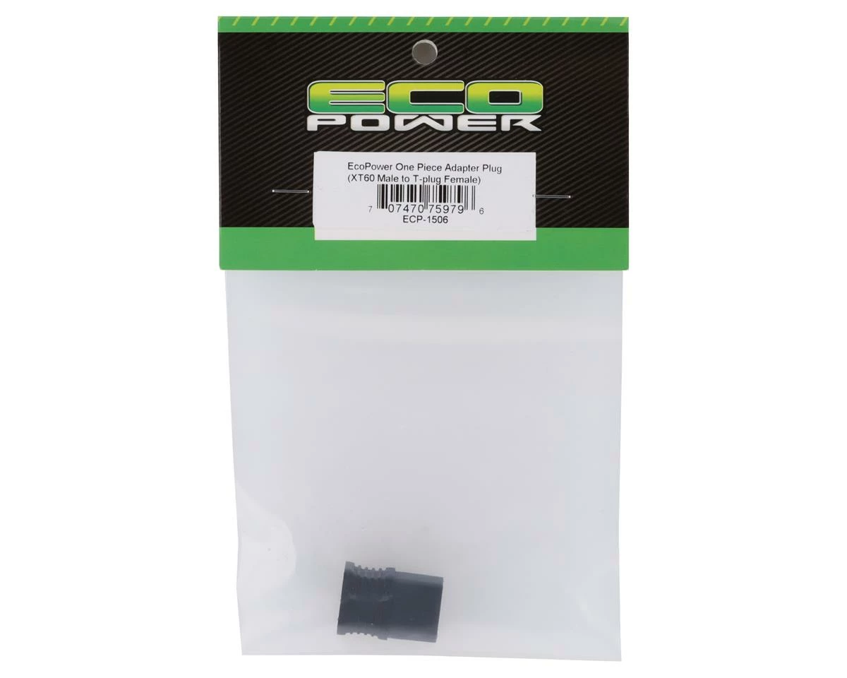 EcoPower One Piece Adapter Plug (XT60 Male To T-Plug Female) - Image 2