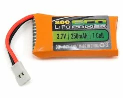 EcoPower "Electron" 1S LiPo 30C Battery Pack (3.7V/250mAh)