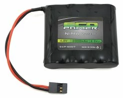 EcoPower 4-Cell NiMH AA SBS-Flat Receiver Battery W/Rx Connector (4.8V/2000mAh)