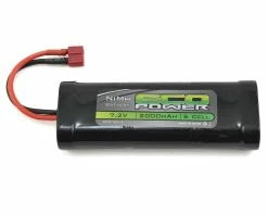 EcoPower 6-Cell NiMH Stick Pack Battery W/T-Style Connector (7.2V/2000mAh)