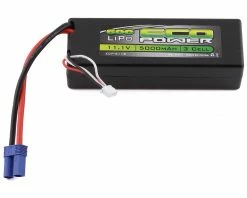 EcoPower "Basher" 3S 60C Hard Case LiPo Battery W/EC5 (11.1V/5000mAh)