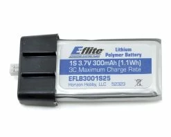 E-Flite 1S 25C LiPo Flight Battery (3.7V/300mAh)