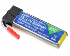E-Flite 1S 25C LiPo Battery Pack (3.7V/500mAh) W/JST Connector