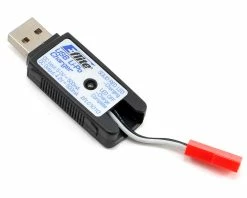 E-Flite 180 QX HD USB LiPo Charger (1S/500mA/JST)