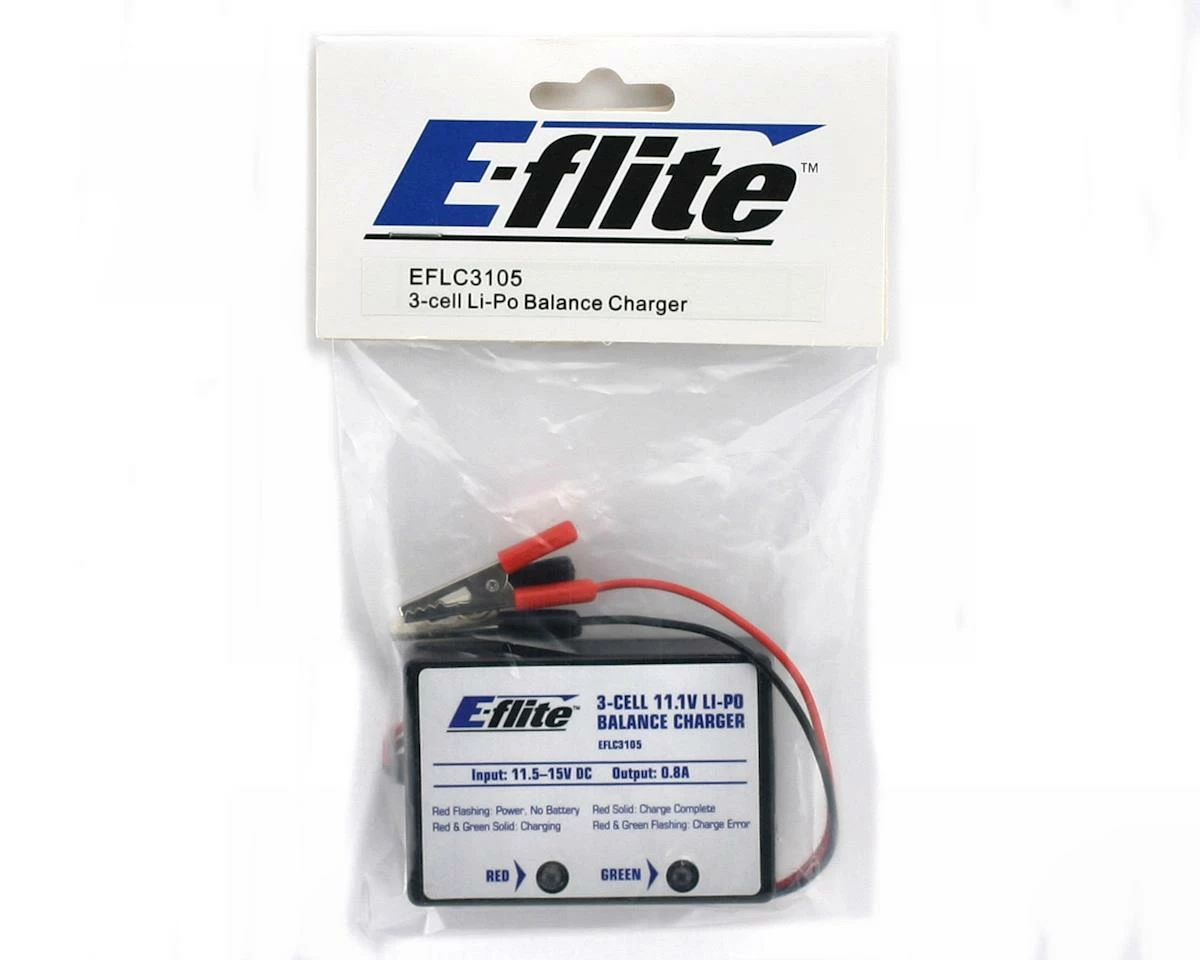 E-Flite 3 Cell Li-Polymer Balance Charger (0.8A) - Image 2