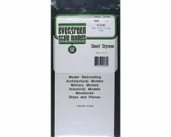 Evergreen Scale Models White Sheet .080 X 6 X 12