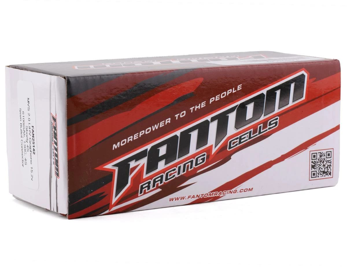Fantom Pro Series HV MVS 2.0 LCG Shorty 4S LiPo 130C Battery (15.2/6100mAh) W/5mm Bullets - Image 3