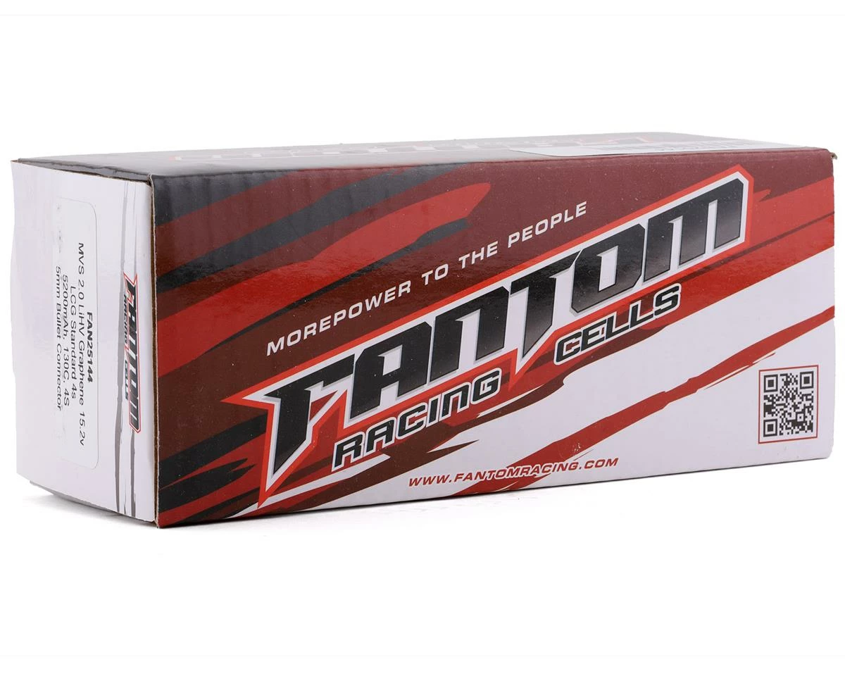 Fantom Pro Series HV MVS 2.0 LCG 4S LiPo 130C Battery (15.2/5200mAh) W/5mm Bullets - Image 3