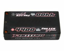 Fantom Pro Series LCG Shorty 2S LiPo 130C Battery (7.4V/4400mAh) W/5mm Bullets