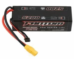 Fantom Pro Series Low Profile 4S LiPo 130C Hard Case Battery (14.8V/5200mAh) W/XT90 Connector