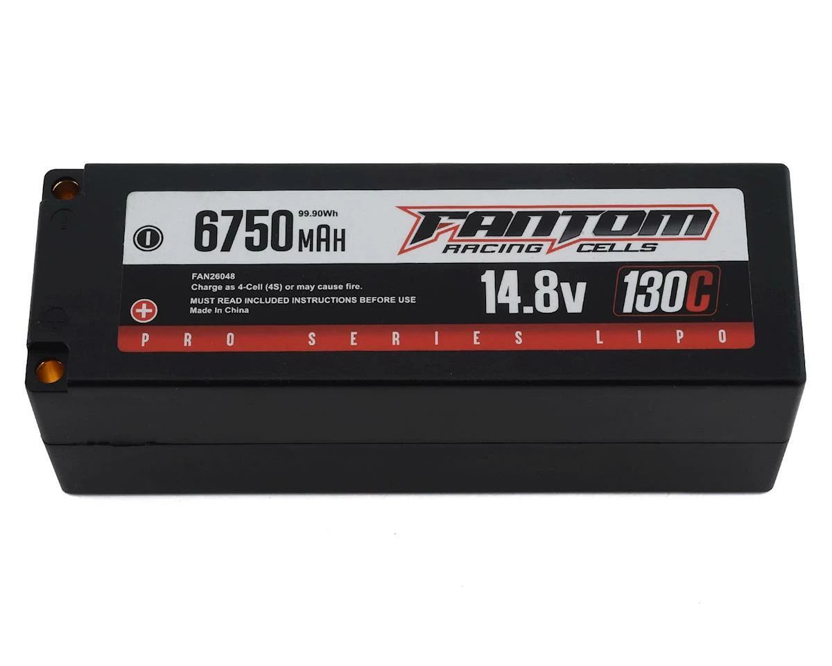 Fantom Pro Series 4S LiPo 130C Battery (14.8V/6750mAh) W/5mm Bullets