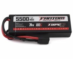 Fantom Competition Series 2S LiPo 100C Battery (7.4V/5500mAh) W/Traxxas Connector