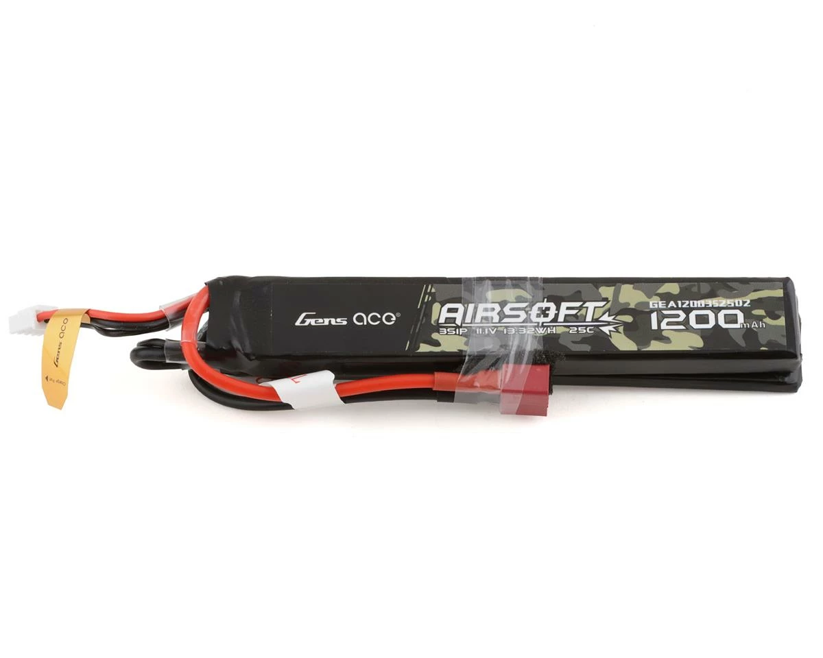 Gens Ace 3S 25C Airsoft Butterfly LiPo Battery W/Deans Plug (11.1V/1200mAh)