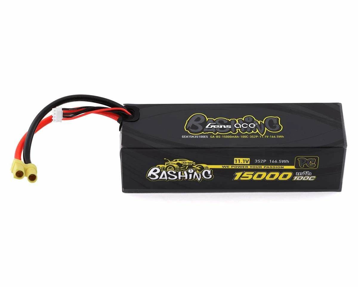 Gens Ace Bashing Pro 3s LiPo Battery Pack 100C (11.1V/15000mAh) W/EC5 Connector