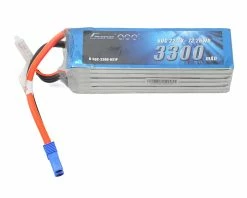 Gens Ace 6S LiPo Battery 60C (22.2V/3300mAh) W/EC5 Connector