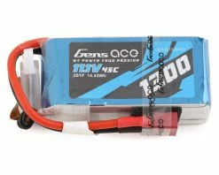 Gens Ace 3S LiPo Battery 45C (11.1V/1300mAh) W/Deans