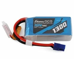 Gens Ace 3s LiPo Battery 45C (11.1V/1300mAh) W/EC3 Connector