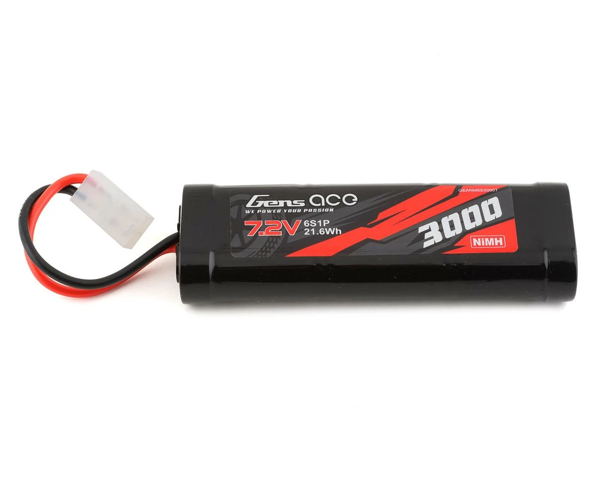 Gens Ace 6-Cell 7.2V NiMh Battery W/Tamiya Connector (3000mAh)