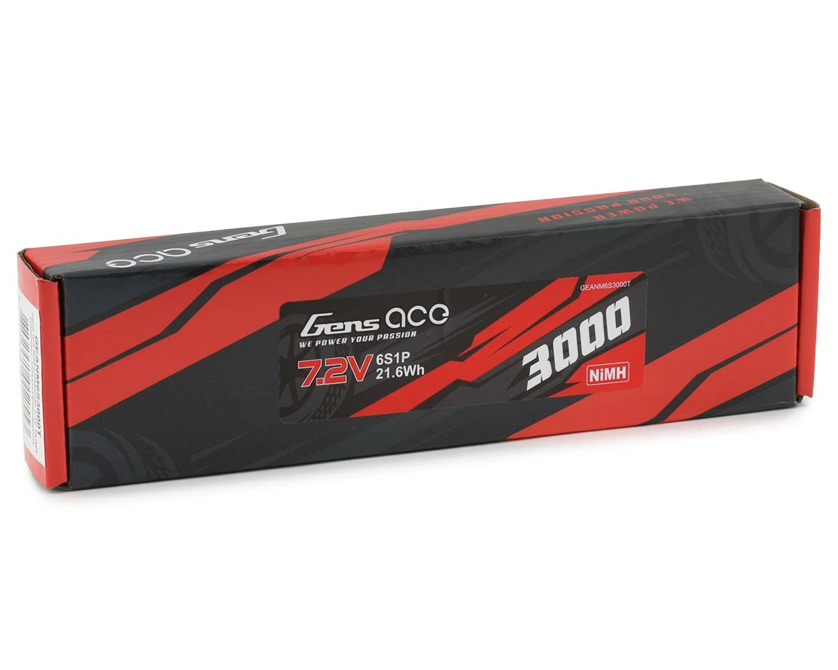 Gens Ace 6-Cell 7.2V NiMh Battery W/Tamiya Connector (3000mAh) - Image 2