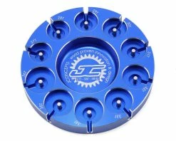 JCONCEPTS Aluminum Pinion Puck Stock Range (Blue)