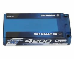 LRP 2S 120C Mod-LCG Graphene-4.1 P5-HV LiPo Battery (7.6v/4200mAh) W/5mm Connectors