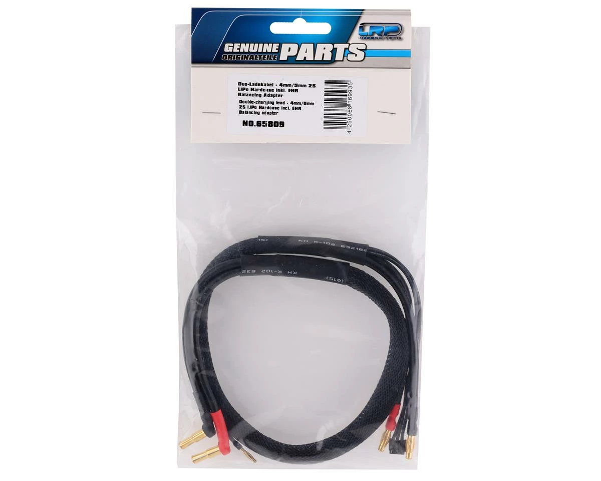 LRP 2S LiPo Charge/Balance Lead (4mm To 4mm/5mm Bullet Connector) (60cm) (EHR Balance Adapter) - Image 2