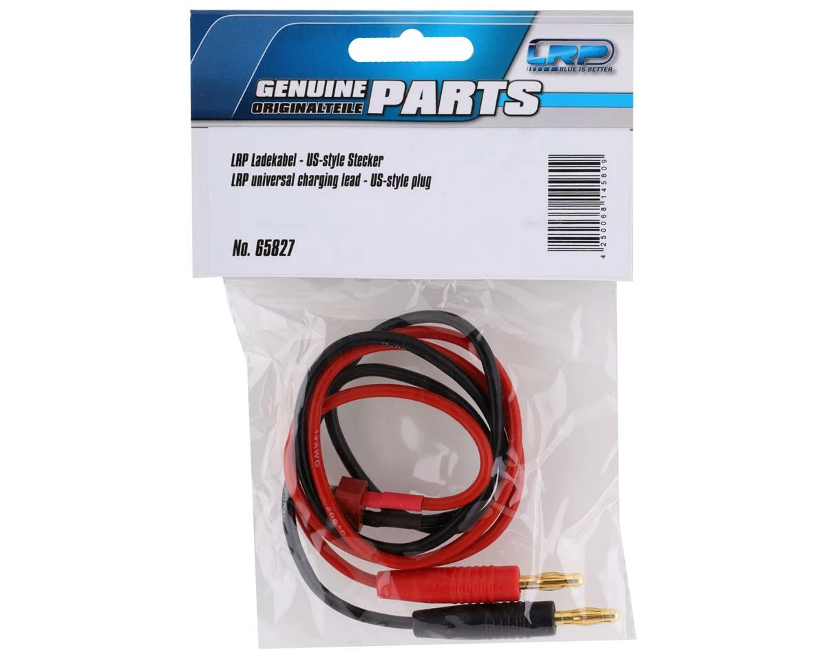 LRP T-Style Charge Lead (Male T-Style To 4mm Bullet) - Image 2