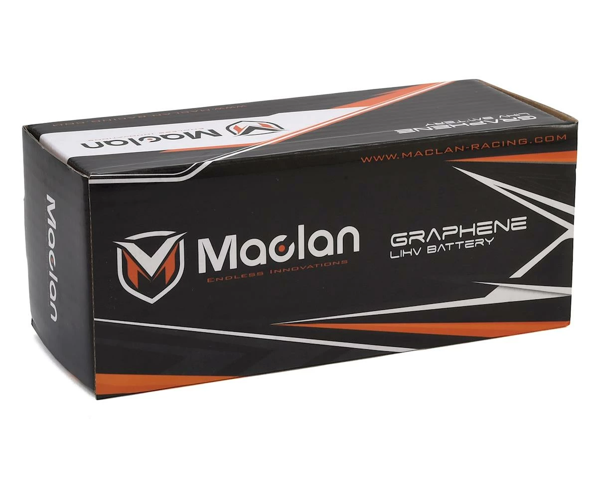 Maclan Graphene 4S Carbon 120C Race Formula LiPo Battery (15.2V/6000mAh) W/5mm Bullets - Image 3