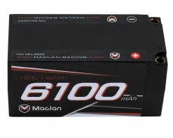 Maclan HV Graphene 4S Shorty LiPo Battery W/5mm Bullets (14.8V/6100mAh)