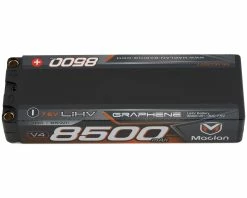 Maclan HV Graphene V4 2S LiPo Battery W/5mm Bullets (7.6V/8500mAh)
