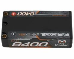 Maclan HV Graphene V4 2S Shorty LiPo Battery W/5mm Bullets (7.6V/6400mAh)