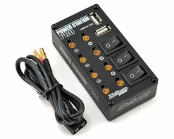 Muchmore Power Station Pro Multi-Distributor Box W/USB (Black)