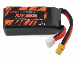 OMP Hobby 3s LiPo Battery 45C (11.1V/650mAh) W/XT30 Connector