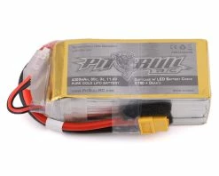 Pit Bull Tires Gold 3S 80C Softcase Shorty LiPo Battery (11.4V/4300mAh) W/Battery Life Indicator & XT60 Connector