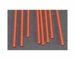 Plastruct FARR-3H Fluor Red Rod,3/32" (8)