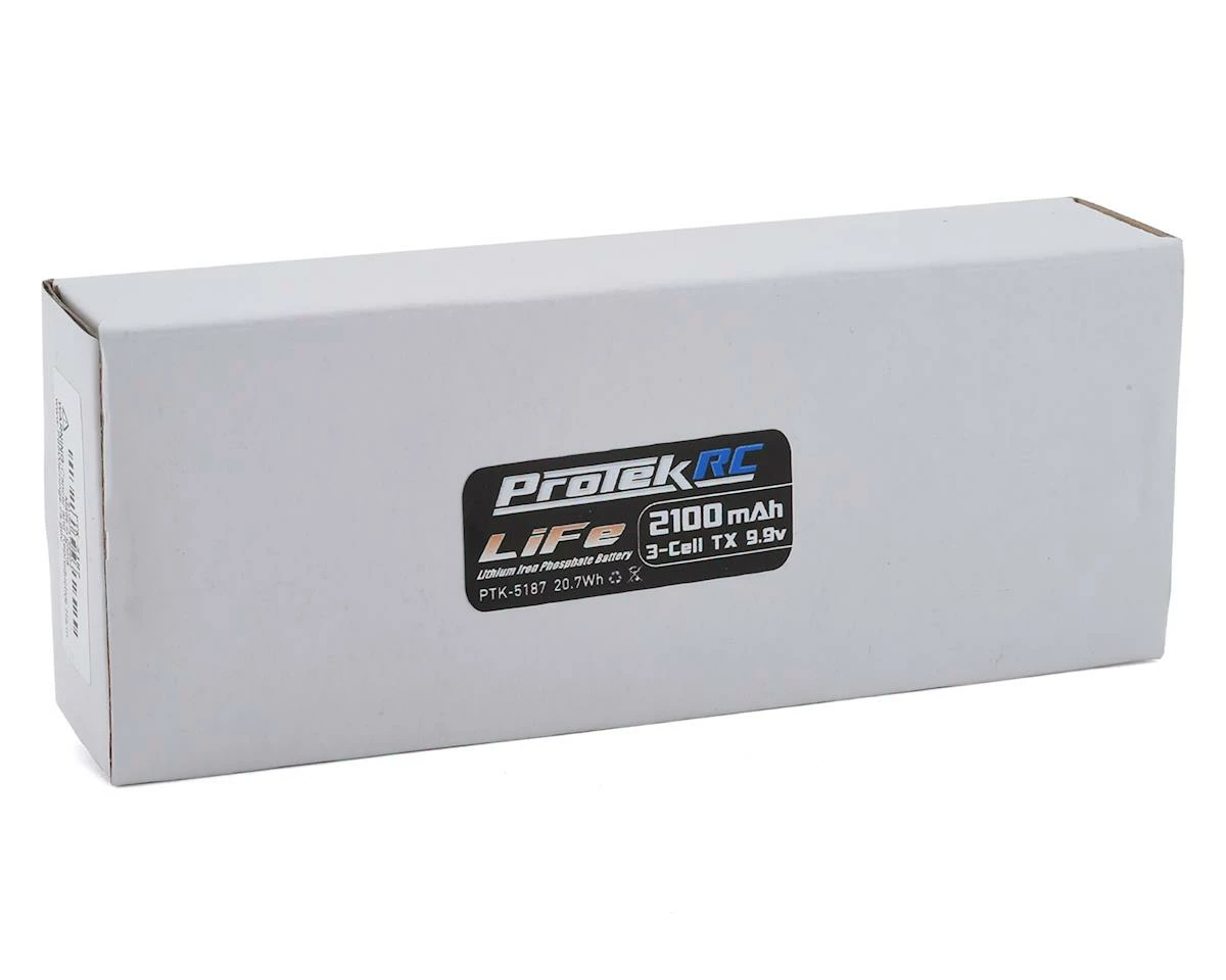 Protek RC LiFe Futaba, JR, Spektrum, KO, Transmitter Battery (9.9V/2100mAh) - Image 2