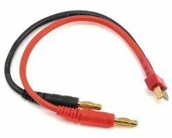 Protek RC Heavy Duty T-Style Ultra Plug Charge Lead (Male To 4mm Banana)